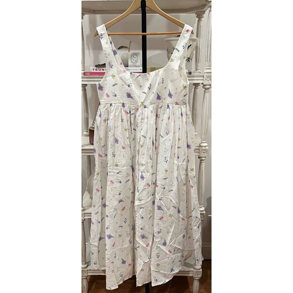 Anthropologie OhSevenDays Maternity Dani Dress Size Large Floral Garden Print - Picture 5 of 6